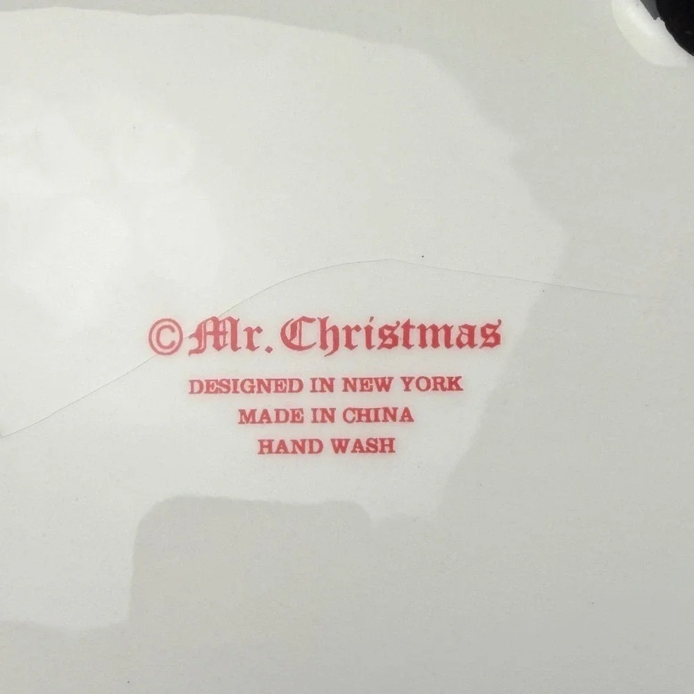 Mr. Christmas Red Truck Santa Light Up Tree Ceramic Farmhouse Holiday Cookie Jar